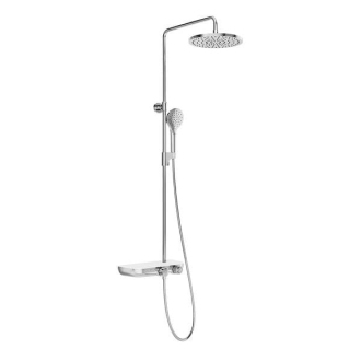Ravak TE 094.01 Stĺp Termo s funkciou Stop, chróm/white X070161