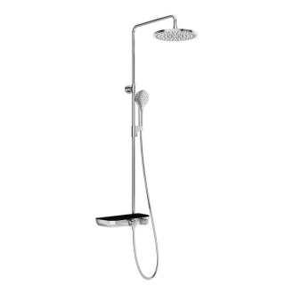 Ravak TE 094.02 Stĺp Termo s funkciou Stop, chróm/black X070162