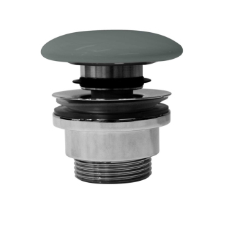 GSI umývadlová výpusť 5/4“, click-clack, keramická zátka, 5-65mm, agave mat PCS04