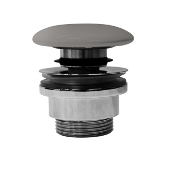 GSI umývadlová výpusť 5/4“, click-clack, keramická zátka, 5-65mm, tortora mat PCS05