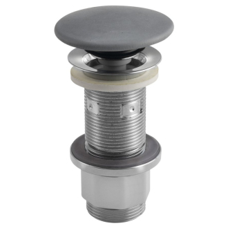 Umývadlová výpusť 5/4“, click-clack, betónová zátka, 10-80mm, šedá FG917