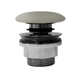 GSI umývadlová výpusť 5/4“, click-clack, keramická zátka, 5-65mm, creta mat PCS08