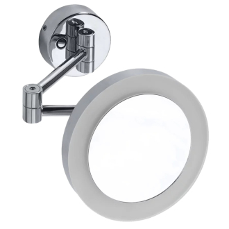 X-ROUND kozmetické zrkadlo závesné LED, ? 200mm, chróm XR016