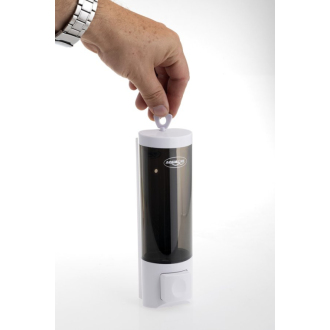 Dávkovač tekutého mydla na zavesenie 200ml, biely 1319-75