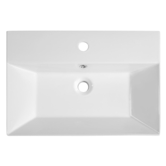 SISTEMA keramické umývadlo 60x42cm, biela 10SF50060