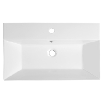 SISTEMA keramické umývadlo 70x42cm, biela 10SF50070