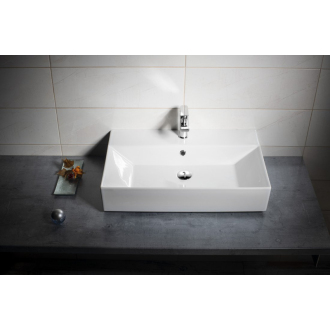 SISTEMA keramické umývadlo 70x42cm, biela 10SF50070