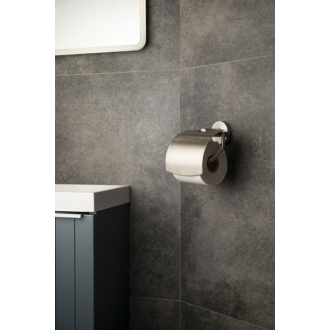 X-STEEL držiak toaletného papiera s krytom, brúsená nerez (104112015) XS701