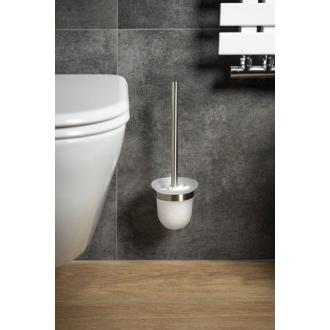 X-STEEL WC kefa nástenná, brúsená nerez (104113015) XS301