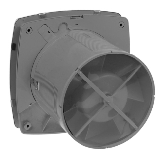 X-MART 10 kúpeľňový ventilátor axiálny, 15W, potrubie 100mm, nerez 01040000