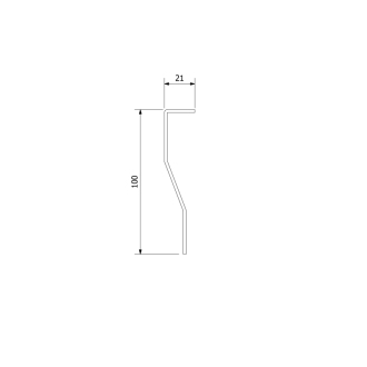 VIVA80 panel čelná výška 10cm GP558