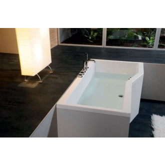 VERSYS L asymetrická vaňa 160x85x70x47cm, biela 14611