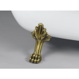 CHARLESTON voľne stojaca vaňa 188x80x71cm, nohy bronz, biela 38132