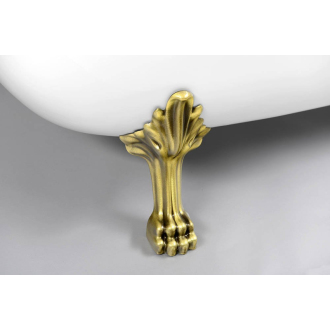 RETRO voľne stojaca vaňa 169x75x72cm, nohy bronz, biela 42132