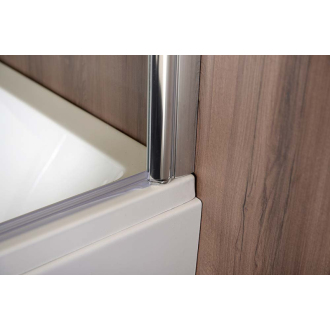 SPERA 65 vaňová zástena 650mm, číre sklo BS-65