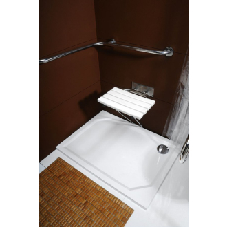 Madlo do sprchy 670x670mm, nerez (301102031) XH544