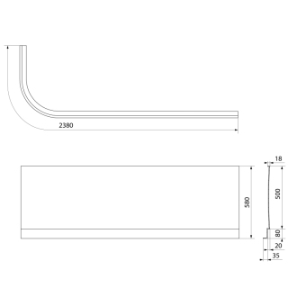 VIVA R 175 panel čelný 78319