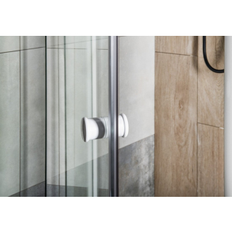 AMICO sprchové dvere výklopné 1040-1220x1850 mm, číre sklo G100