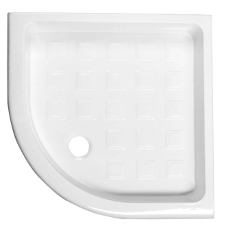 RETRO keramická sprchová vanička, štvrťkruh 90x90x20cm, R550 133901