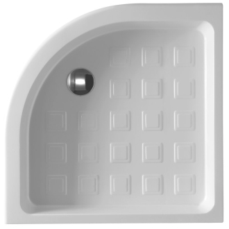 RETRO keramická sprchová vanička, štvrťkruh 90x90x20cm, R550 133901
