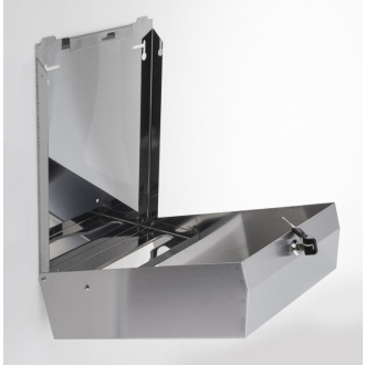 Zásobník na papierové uteráky 285x370x105mm, brúsená nerez (113103045) XP053