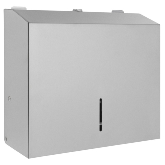Zásobník na papierové uteráky 285x265x105mm, brúsená nerez (113103035) XP052
