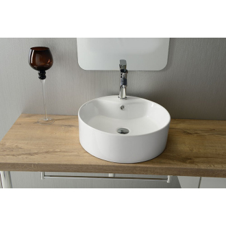 YAKARTA keramické umývadlo priemer 46 cm, na dosku BH7021