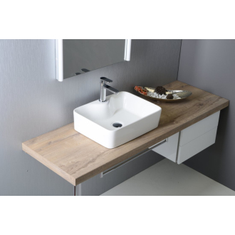 BALENA keramické umývadlo 48x13,5x37 cm, na dosku BH7013
