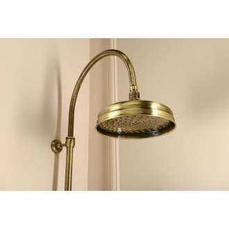 VANITY sprchový stĺp na napojenie na batériu, retro, bronz SET066