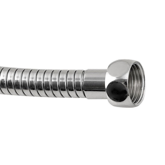 POWERFLEX opletená sprchová hadica, 150cm, chróm FLEX150