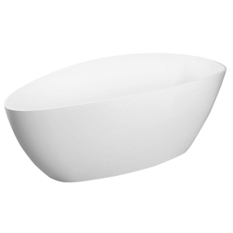 ELÍPSIA vaňa1700x770x620mm, liaty mramor, objem 330l, biela lesk GVEL1700