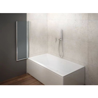WILA vaňová zástena 900x1400 mm skladacia, chróm, číre sklo AQ5742