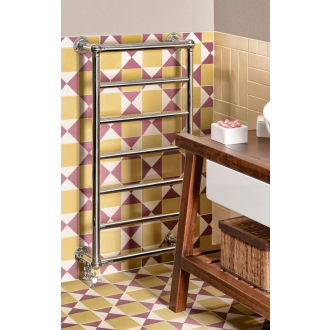 UNO retro vykurovacie teleso 493x951mm, 175W, leštená nerez NR816
