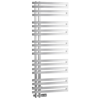 VOLGA vykurovacie teleso 500x1238 mm, 311 W, brúsený nerez NR512
