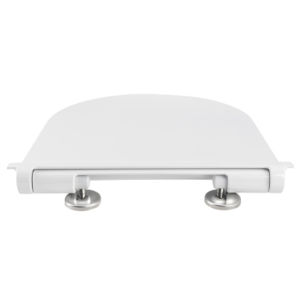 NORM/PURA WC sedátko SLIM soft close, duroplast, biela/chróm MS86CSN11