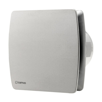 LEX kúpeľňový ventilátor axiálny s časovačom, 15W, potrubie 100mm, nerez LX104