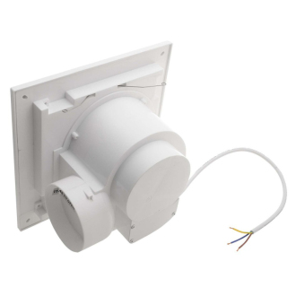 TECTO stropný ventilátor axiálny, 20W, potrubie 100mm, biela TC201