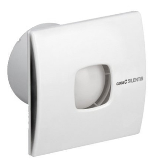 SILENTIS 12 T kúpeľňový ventilátor axiálny s časovačom, 20W, potrubie 120mm, biela 01081000