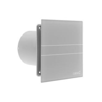 E-100 GST kúpeľňový ventilátor axiálny s časovačom, 8W, potrubie 100mm, strieborná 00900500