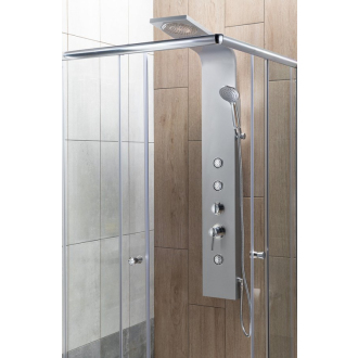 TUSA sprchový panel, výška 1400mm, hliník SL680