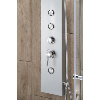 TUSA sprchový panel, výška 1400mm, hliník SL680