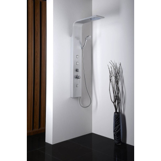 TUSA sprchový panel, výška 1400mm, hliník SL680
