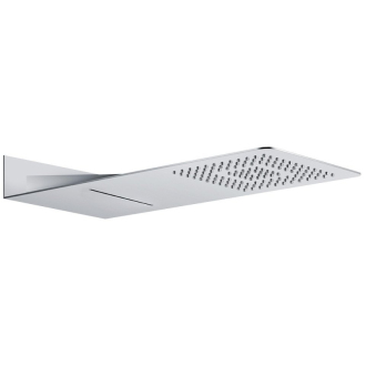 SLIM nástenná hlavová sprcha s kaskádou 220x500x2, 4mm, leštená nerez MS746