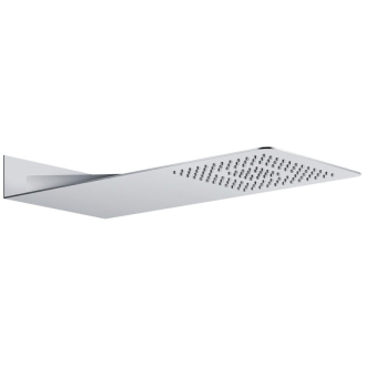 SLIM nástenná hlavová sprcha 220x500x2, 4mm, hranatá, leštená nerez MS733