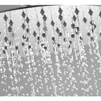 SLIM nástenná hlavová sprcha 220x500x2, 4mm, hranatá, leštená nerez MS733