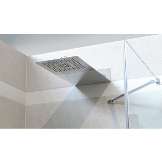 SLIM nástenná hlavová sprcha 220x500x2, 4mm, hranatá, leštená nerez MS733