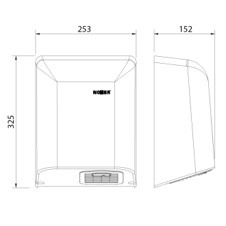 Elektrický sušič rúk 2050 W, bezdotykový 01461.W