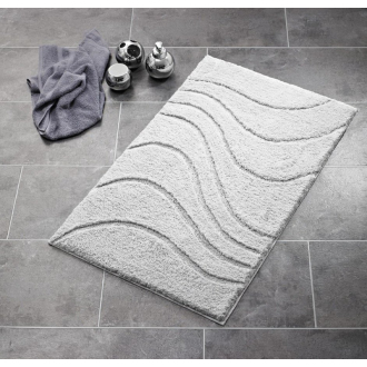 LA OLA predložka 60x90cm s protišmykom, polyester, sivá 729307