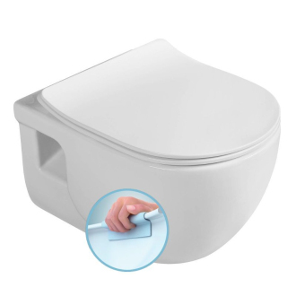 BRILLA WC misa závesná rimless, 36,5x53 cm 100614