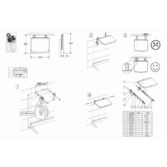 GELCO sklopné sedátko do sprchového kúta 32,5x32,5 cm, tmavo šedá GS120G